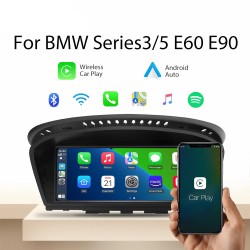 BMW E60, E61, E63, E64, M5, M6, E90, E91, E92, E93, M3 Wireless Car Play / Android Auto Head Unit