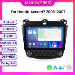 Honda Accord 7 2003-2007 Android Head Unit free Apple Car Play