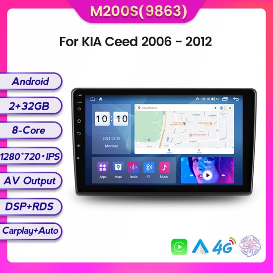 Kia Ceed ED 2006 - 2012 Android Head Unit Free Apple Car Play