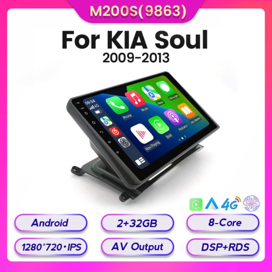  KIA Soul 2009 -2013 Android Head Unit Free Apple Car Play