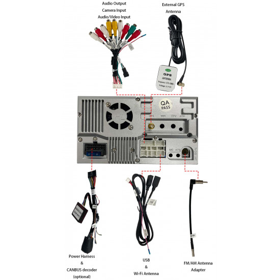 Mercedes-Benz C-W203/G-W463 Android Head Unit