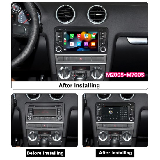 Audi A3 2003-2011 RS3 Android Head Unit with free wireless Apple Car Play
