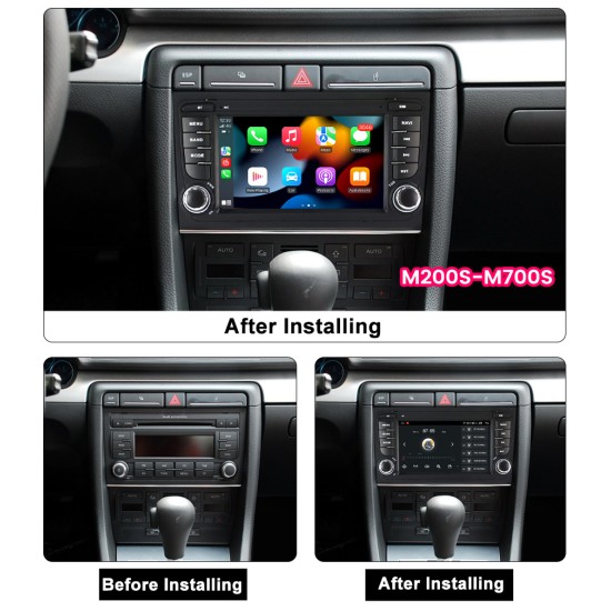 Audi A4 B6 B7 S4 B7 B6 RS4 Seat Exeo 2002-2008 RS4 B7 Android Head Unit with free wireless Apple Car Play