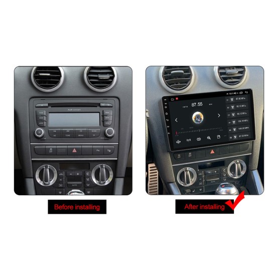 Audi A3 8P S3 2003-2012 RS3 Android Head Unit with free wireless Apple Car Play