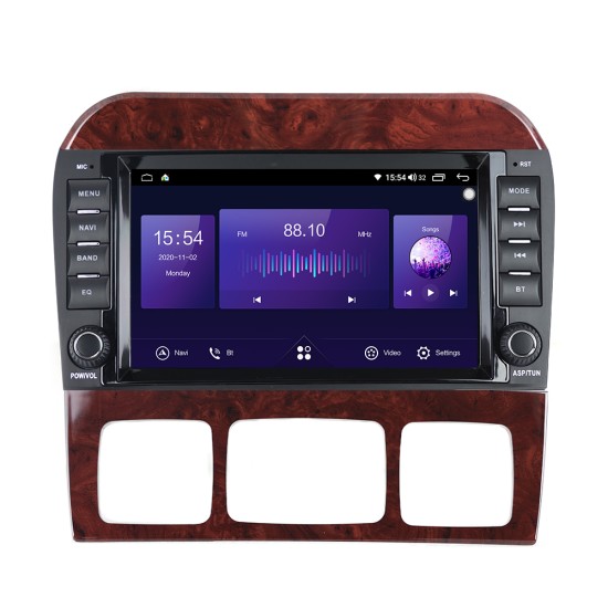 Mercedes Benz S Class W220 S280 S320 S350 S400 S430 S500 S600 Android Head Unit with free wireless Apple Car Play