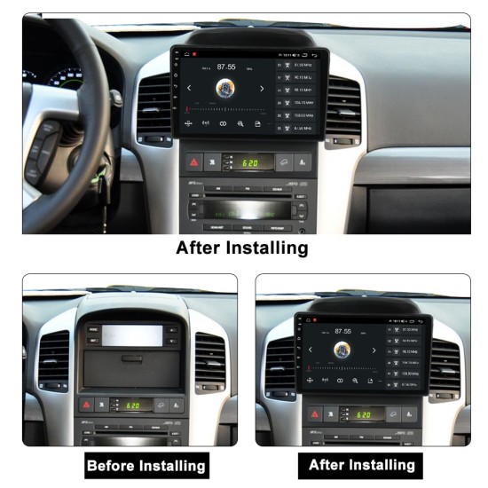 Chevrolet captiva 2008-2012 Android Head Unit with free wireless Apple Car Play
