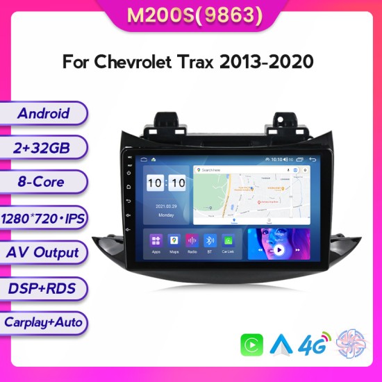 Chevrolet TRAX 2013-2020 Android Head Unit with free wireless Apple Car Play