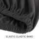 Anti-Dust Anti-UV Heat-insulating Elastic Force Cotton Car Cover for SUV, Size: XL, 5.05m~5.35m (Black)