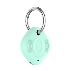Location Tracker Anti-lost Portable Silicone Protective Case for Samsung Galaxy Smart Tag(Teal)