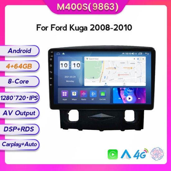 Ford Kuga 2008-2010 Android Head Unit with free wireless Apple Car Play