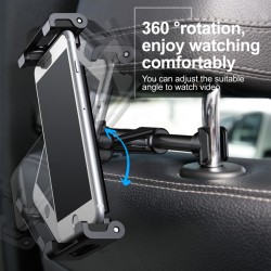 Baseus SUHZ-01 Clip-on Rear Seat Car Bracket for 4.7 - 12.9 inch Mobile Phone / Tablet(Black)