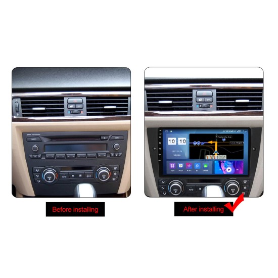 BMW 3 Series E90 E91 E92 E93 Android Head Unit with free wireless Apple Car Play