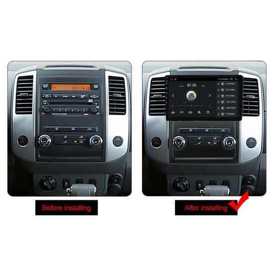 Nissan Frontier 2009-2012 Android Head Unit with free wireless Apple Car Play