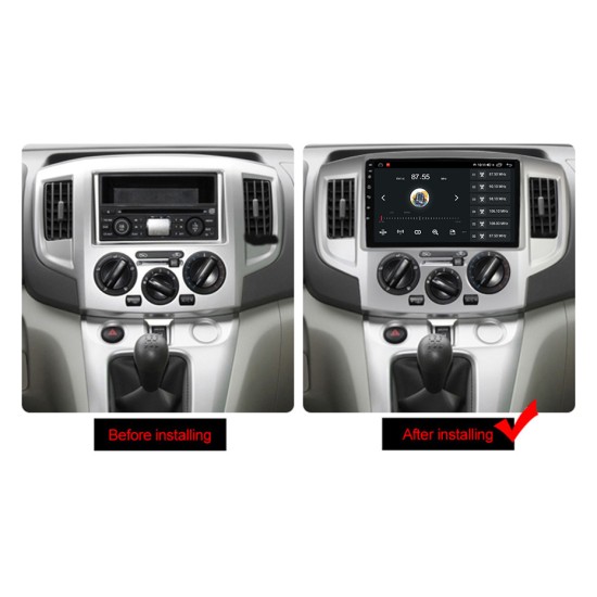 Nissan NV200 2011 - 2018 Android Head Unit with free wireless Apple Car Play
