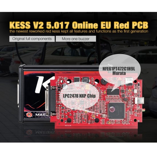V2 V5.017 EU ECM Titanium Winols KESS 4 LED Online Master Version ECU OBD 2 Car / Truck Programmer Tool