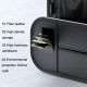 Car Seat Rear Leather Multi-function Convenient Storage Bag(Black)