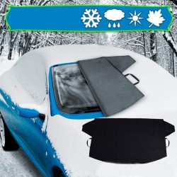 600D Oxford Cloth Car Snow Block Waterproof Windshield Coverings With Magnetic S