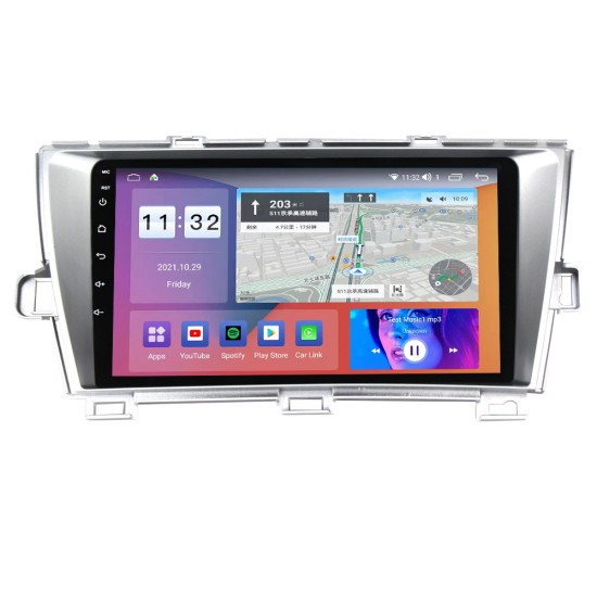 Toyota Prius 2009 - 2015  Android Head Unit with free wireless Apple Car Play