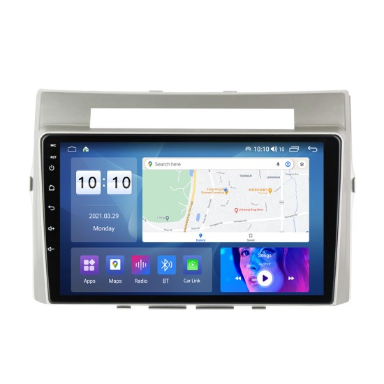 Toyota Verso 2006 Android Head Unit with free wireless Apple Car Play