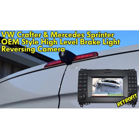 VW Crafter brake light back camera