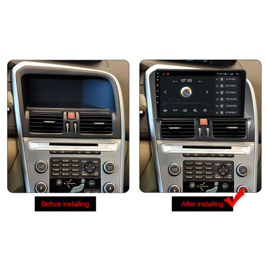 Volvo XC60 2008–2018 Android Head Unit Free Apple Car Play