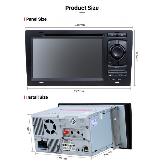 Audi A8/S8/RS8 (D2) 1999-2004 Android Head Unit